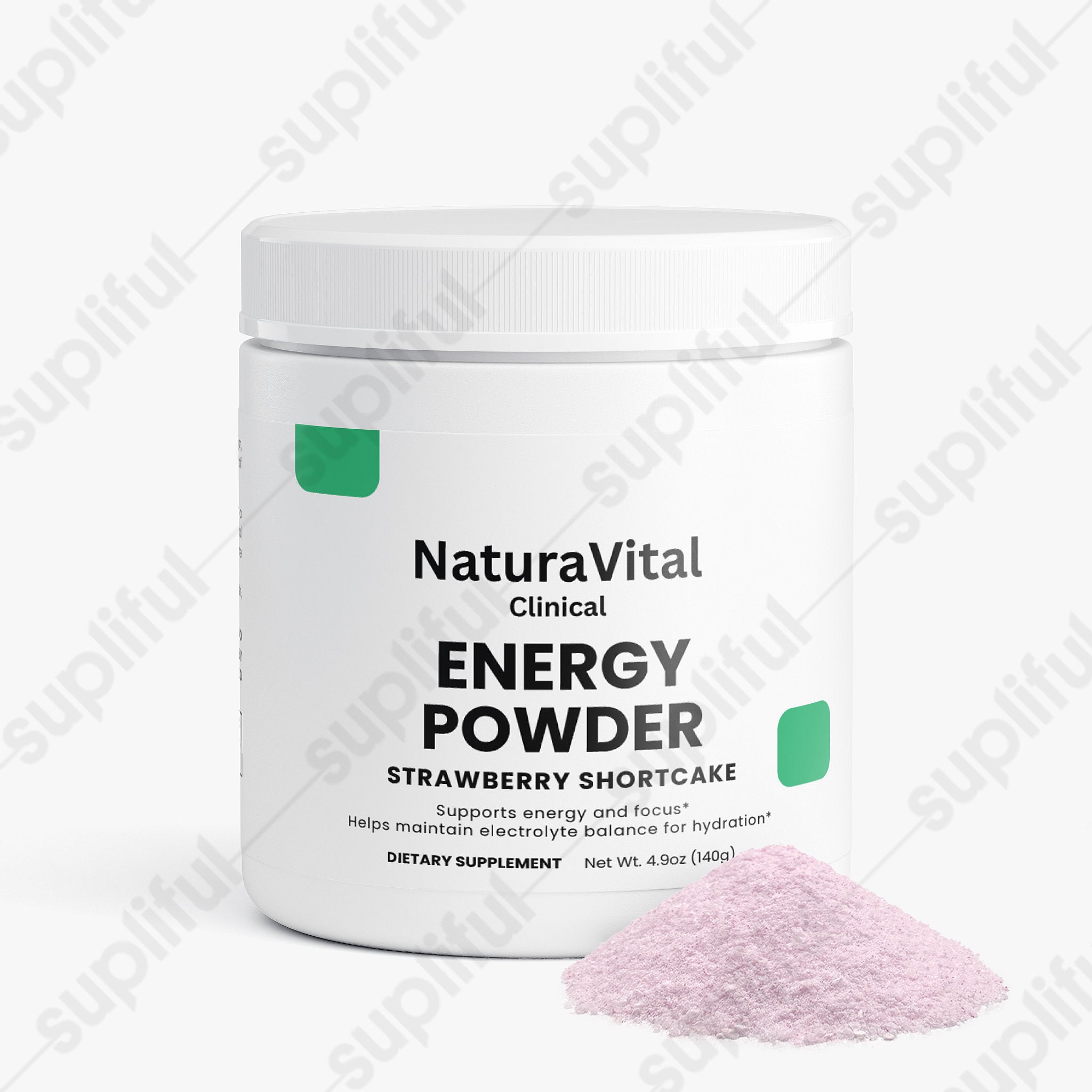 Energy Powder (Strawberry Shortcake)