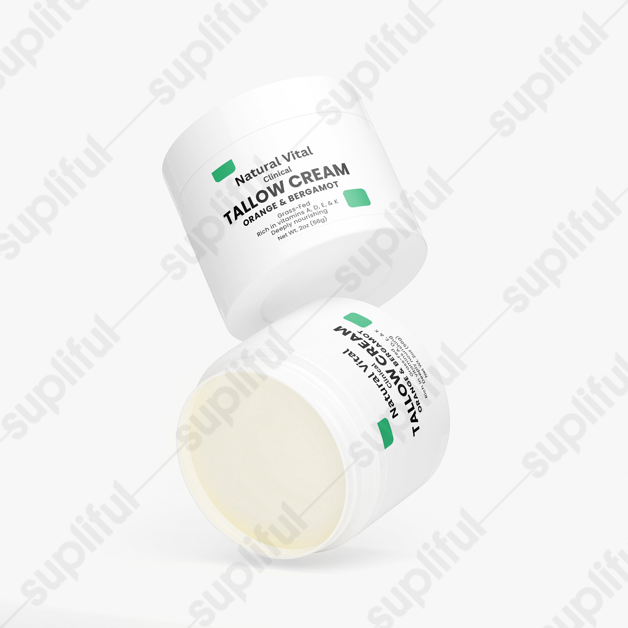 Tallow Cream Orange & Bergamot
