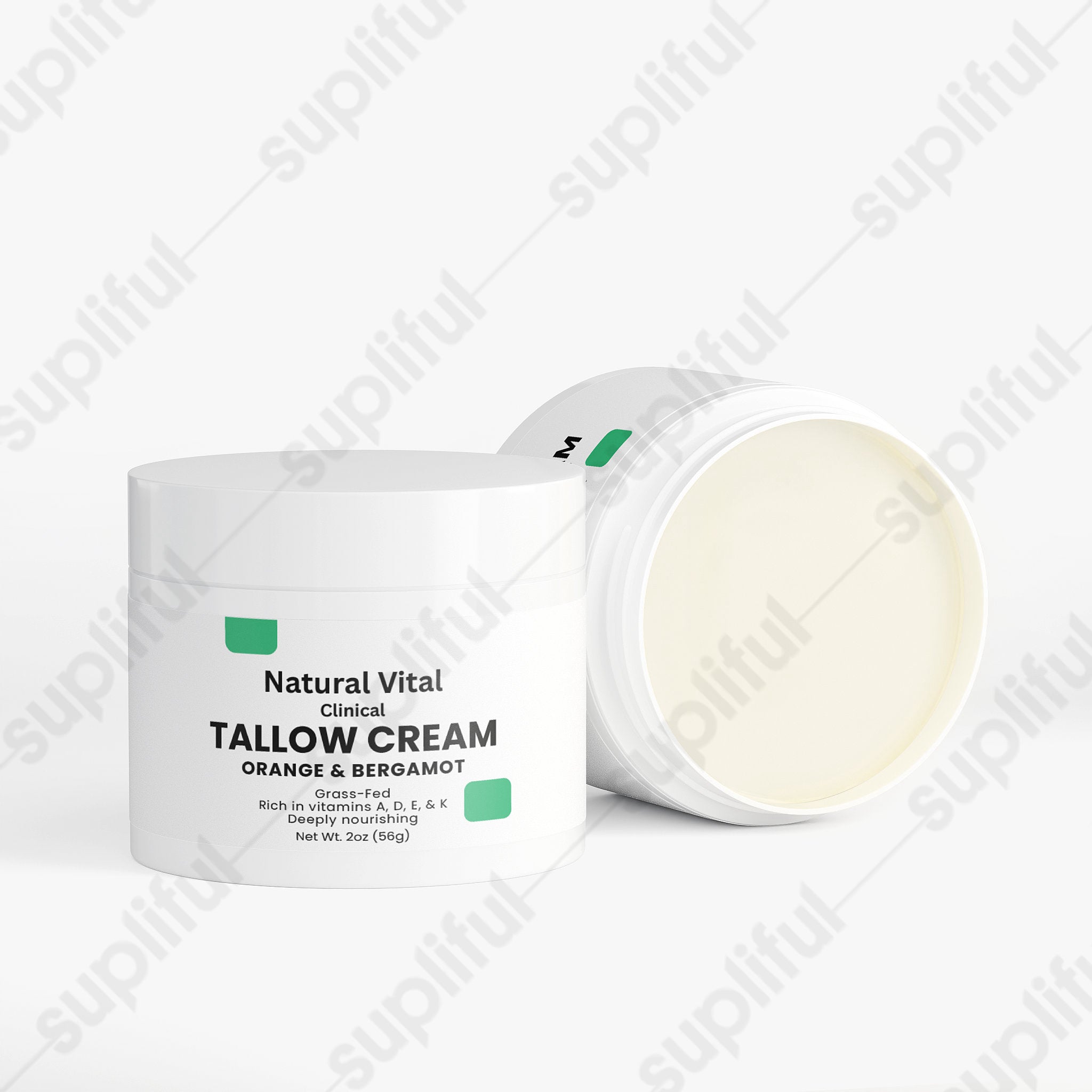 Tallow Cream Orange & Bergamot