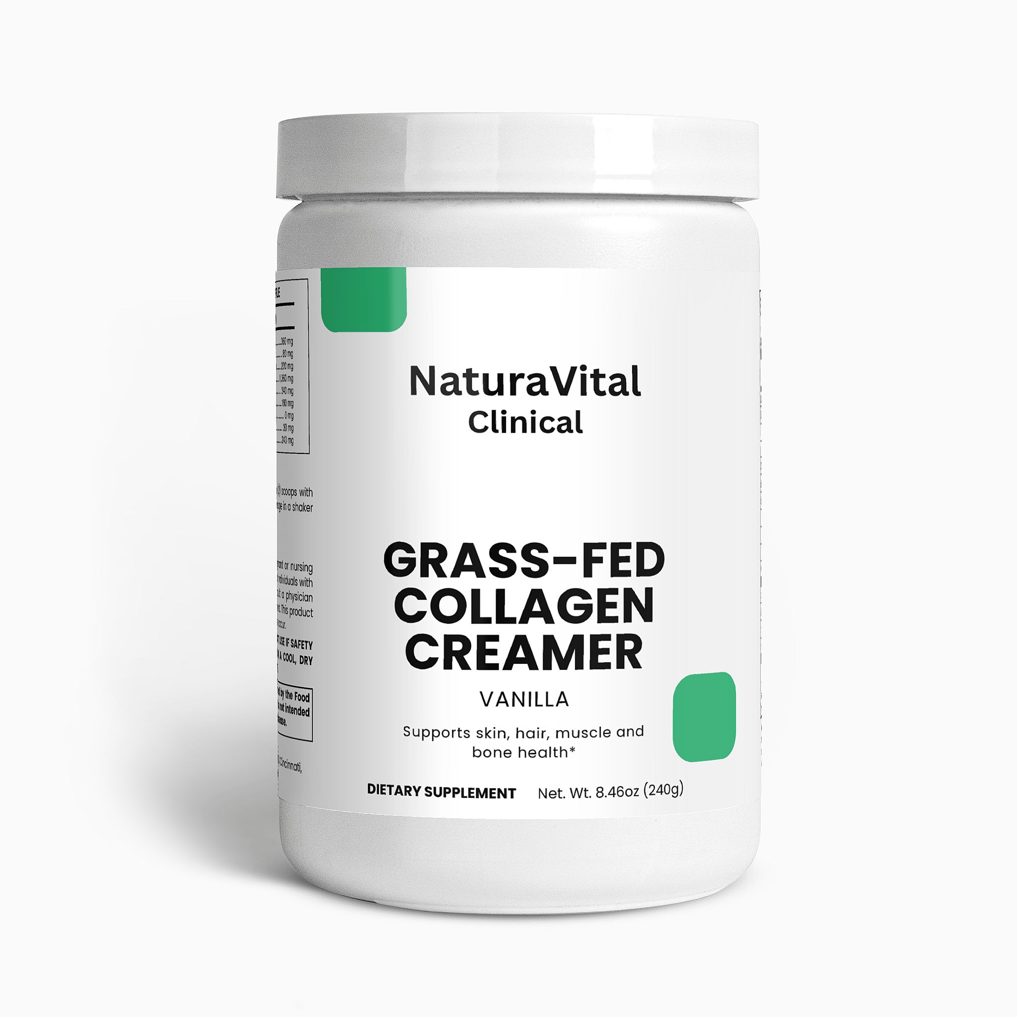 Grass-Fed Collagen Creamer (Vanilla)