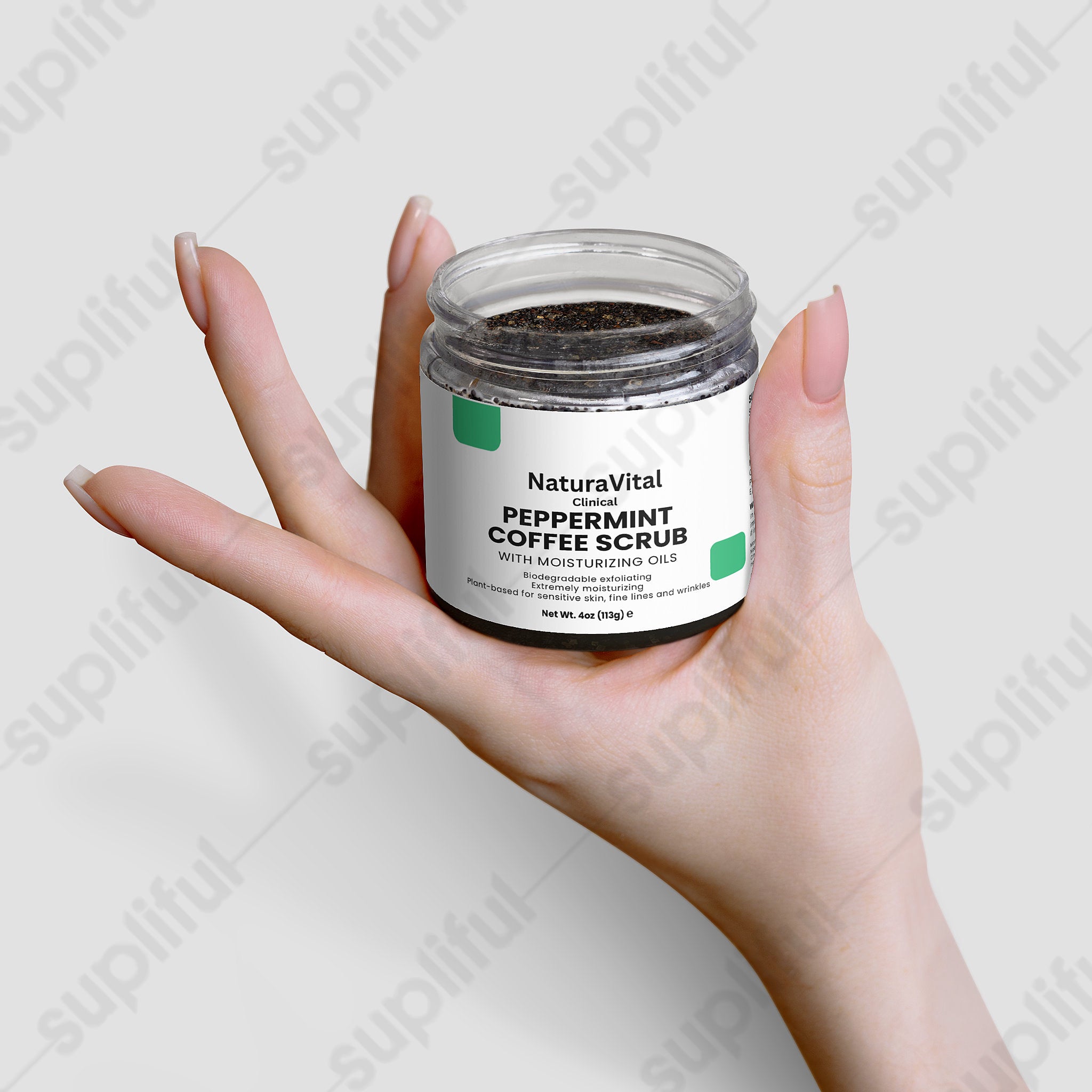 Peppermint Coffee Scrub